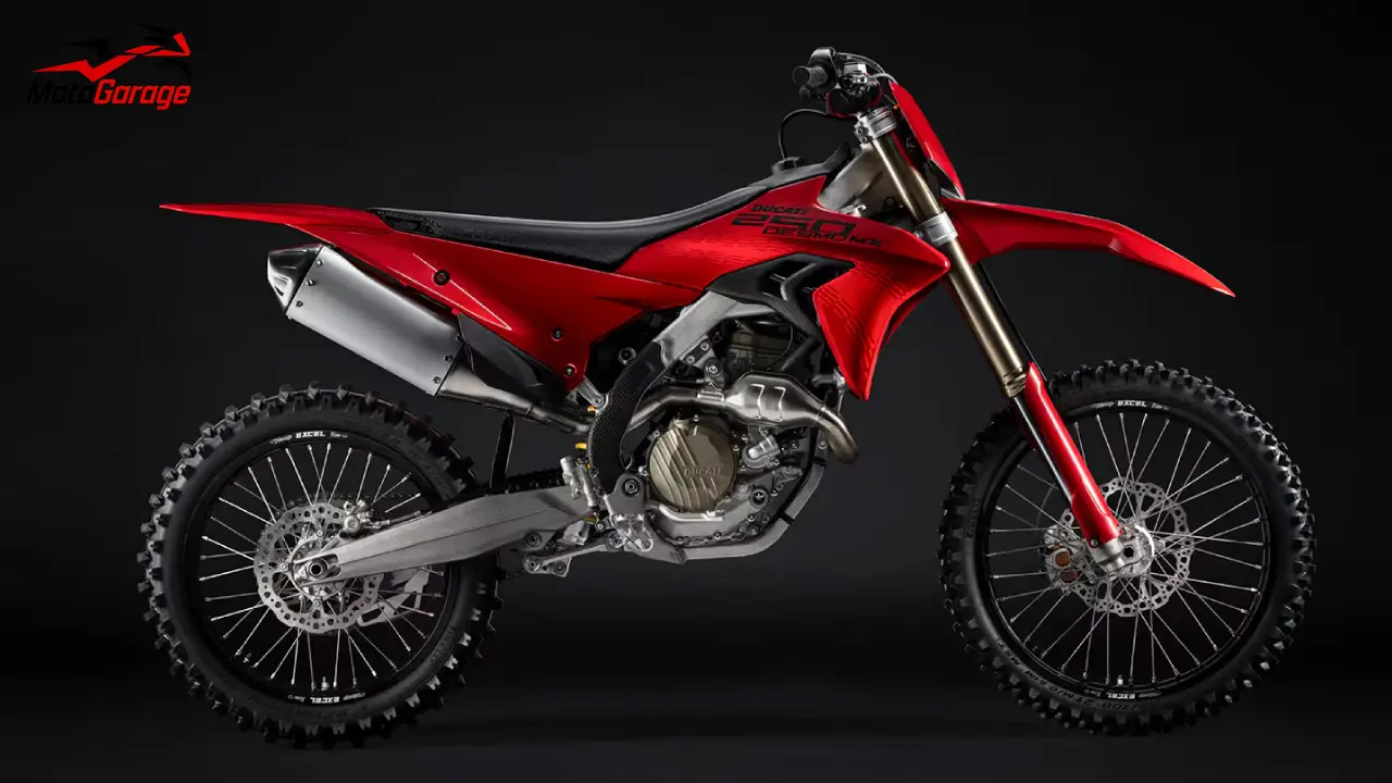 موتورسیکلت Ducati Desmo250 MX مدل 2027 از نمای جانبی