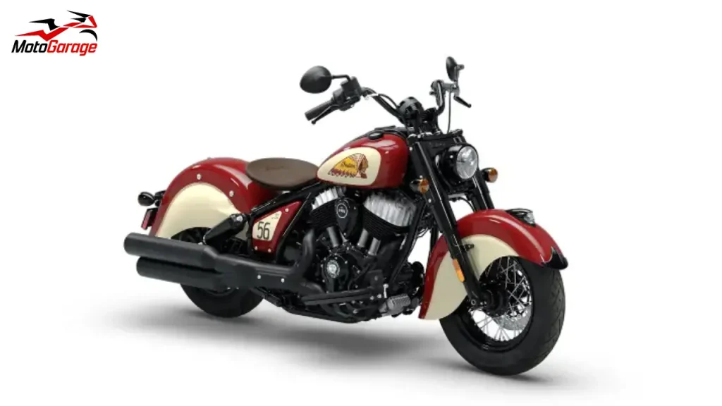موتورسیکلت Indian Chief Vintage Sturgis SD Edition 2026 با رنگ قرمز و کرم